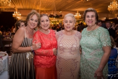 Luzia Castelo Branco, Sylvia Moisés, Eudinha Palácio e Cláudia Saboya