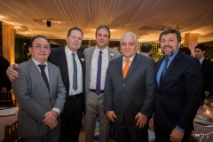 Manoel Linhares, Júlio Ventura, Camilo Santana, Luis Pontes e Élcio Batista