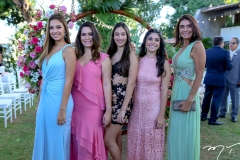 Isabela, Carolina, Catarina, Beatriz e Rebeca Albuquerque