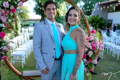 Paulo Alencar e Sarah Oliveira