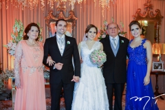 Elizabeth Viana, Assis Filipe, Mayra Viana, Tarcísio Carneiro e Mayara Viana