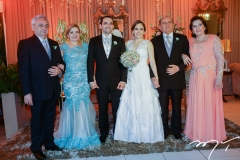 Paulo Albuquerque, Lúcia Albuquerque, Assis Filipe, Mayra Viana, Tarcísio Carneiro e Elizabeth Viana