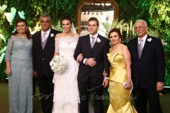 Denise, Henrique e Natália Carneiro, Guilherme, Sonia e Adérito Praça
