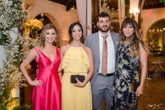 Natalia Burlamaqui, Marina Castelar, Leonardo Reis e Stephanie Amorim