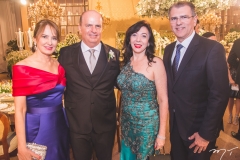 Célia Hernández, Jesus Hernández, Gina Pompeu e Randal Pompeu
