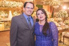 Izaul Machado e Monique Pita