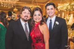Raul Serrano, Marta Serrano e Lucas Sampaio