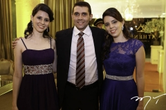 Ana Carolina Martins, Leandro Castro e Daniele Martins