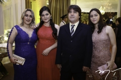 Érica, Ana Clara, Paulo e Ana Paula Teixeira