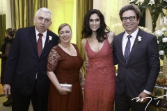 Régis e Tereza Moreira, com Magali e Paulo Porto