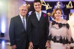 Luiz Carlos, Thiago e Vera Valente