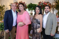 Alcides Candeia, Valeria Ribeiro, Toiama Araujo e Guilherme Candeia