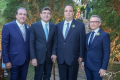 Claudio Brasil, Alexandre Pereira,Sergio Jereissati e José Otoch