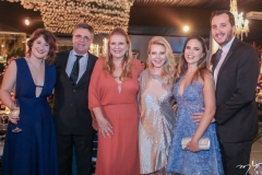 Beatriz Fontenele, Carlos e Valéria Gama, Branca Mourão, Beatriz Gama e Jeferson Boris