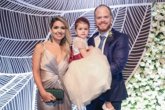 Carla Carvalho, Sofia e Saulo Batista