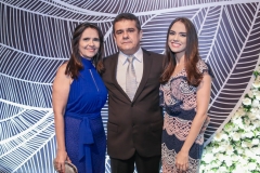 Cláudia, José e Lais Freire