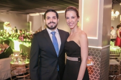 Fernando Laprovitera e Natércia Saboya