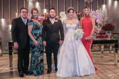 Manoel e Morgana Linhares, Sávio Batista, Manoella Linhares e Priscila Ximenes