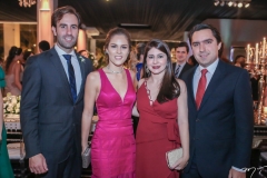 Vitor Frota, Daniela Eloy, Cibele e Fernando Castelo Branco