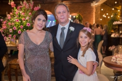Adriana, Adriano e Maria Clara Carvalho