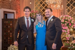 Bruno Lima, Larissa Oliveira e Larry Rabb