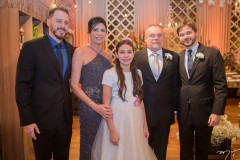 Paulo Neto, Mônica, Maria Cândida, Paulo e Felipe Carvalho