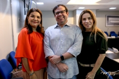 Celina Castro Alves, Rafael Bezerra e Suemi Vasconcelos