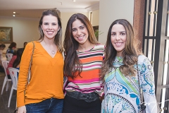Aline Mota, Flávia Bezerra e Paula Abreu