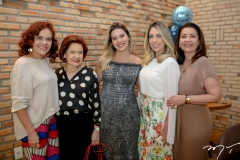 Cláudia e Maria Helena Alexandre, Nathalia, Daniela e Guirlanda Ponte