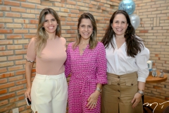 Roberta Esmeraldo, Karla Nogueira e Fabíola Rocha