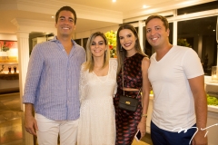 Leonardo Vidal, Amanda Távora, Nathália e Rodrigo Ponte