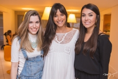 Manuela Pinto, Stephanie Amorim e Flávia Beltrão
