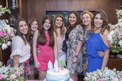 Larissa Delfino, Valentina Nardin, Lívia Pinheiro, Daniele Pinheiro, Cristiane De Faria, Andréia Delfino e Aline Borges