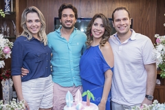 Rafaela Correia, Daniel Borges, Aline Borges e Luiz Carlos Correia