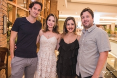 Daniel e Denise Pio, Joana e Ciro Moreira
