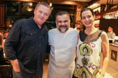 Chef Jerad, Chef Francisco Pinheiro e Fernanda Zeballos