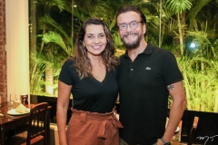 Márcia Travessoni e Léo Gondim