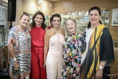 Janice Machado, Sandra Pinheiro, Márcia Travessoni, Mônica Arruda e Maria José Jereissati