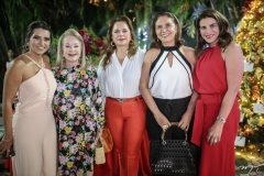Márcia Travessoni, Mônica Arruda, Sandra Lazera, Daria Chaves e Sandra Pinheiro