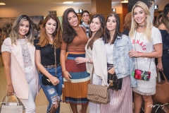 Rebeca Costa, Lara Silva, Vanessa Monteiro, Lia Borges, Letícia Lima e Priscilla Silva