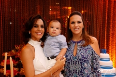 Karine Studart, Gabriel e Renata Santos