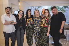 Giuliano Mazeti, Ana Celi Andrade, Francesca Monfrinatti, Natercia Jereissati, Maria Clara Dallolio e Leonam Dantas