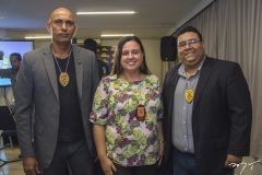 Charles Golinack, Rita Vieira e Victor Sousa