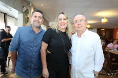 Alexandre Rodrigues, Cristiane Veloso e Antônio José Melo