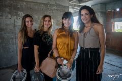 Nicole Marinho, Karmilse Marinho, Maria José Lopes e Ana Virgínia