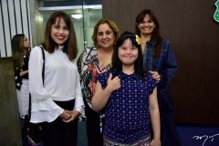 Andréa Lopes, Jack Marie, Daniela Lopes e Márcia Pimentel