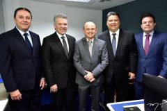 Eliseu Barros, Ferruccio Feitosa, Sérgio Aguiar, Colombo Cialdini e Fernando Ferrer