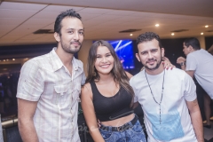 Diego Dias, Camila Mendes e Braulio Bessa