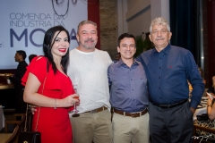 Marusia Thomaz, Claudio Silveira, Rafael Cabral e Lelio Martins