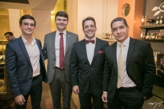 Adriano Huland, Laerte Castro Alves, Raul Amaral e Alexandre Linhares